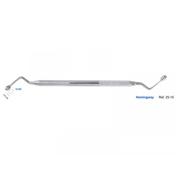 Ложка кюретажная овальная Hemingway, 4,0 мм, HLW Dental Instruments (Германия)